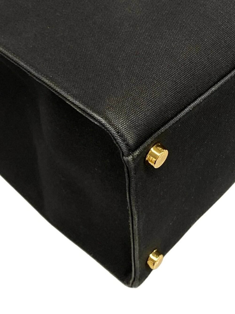 FENDI - 8BH395 Black Gold Canvas Tote Bag - Picture 3 of 15